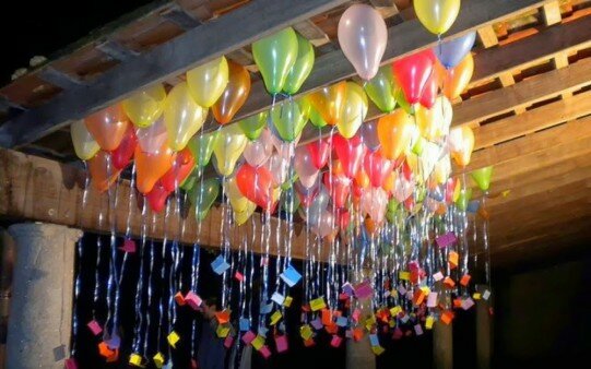 Decoración con globos